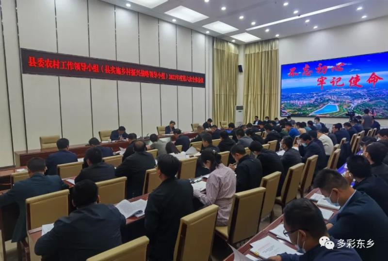 东乡县委农村工作领导小组（县实施乡村振兴战略领导小组）2022年度第六次全体会议召开3.jpg